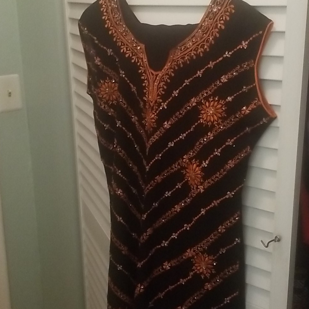 Black Bollywood Style Indian Wear